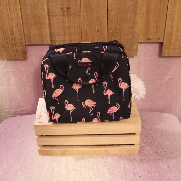 vera bradley flamingo lunch bag